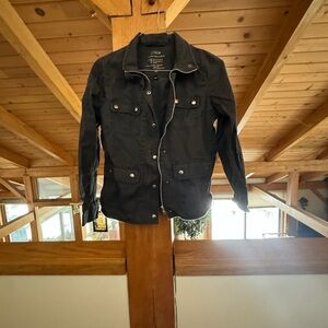 J. Crew Black Cargo Jacket